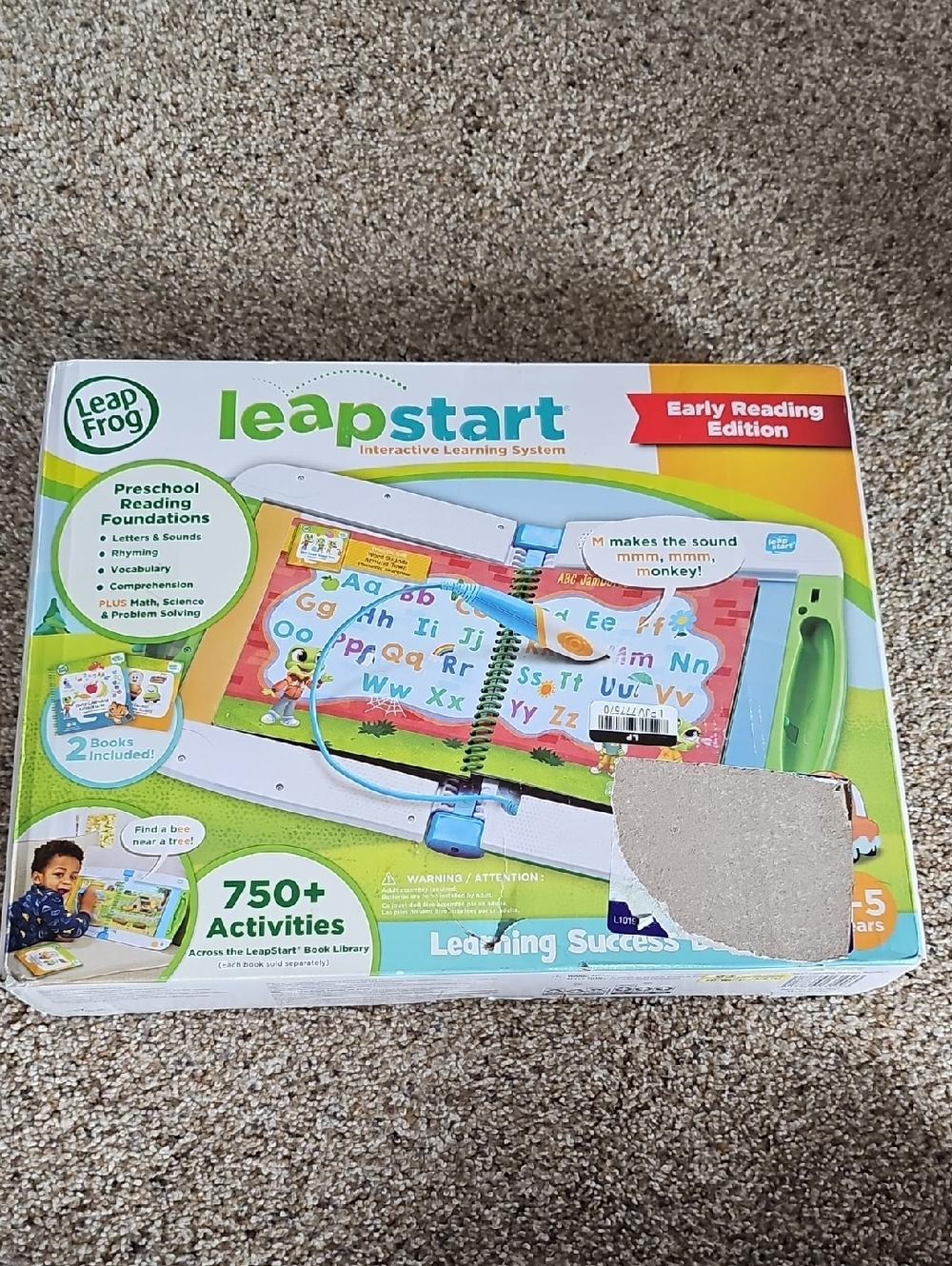 LeapStart Early Reading Edition - Green Interactive Learning System